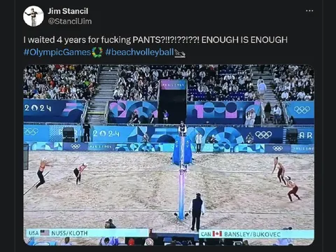 Beach Volleyball Pants Outrage