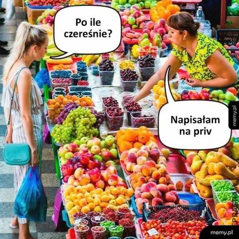 Napisałam na priv na targu