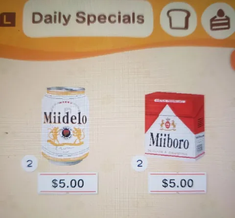Miidelo and Miiboro Daily Specials