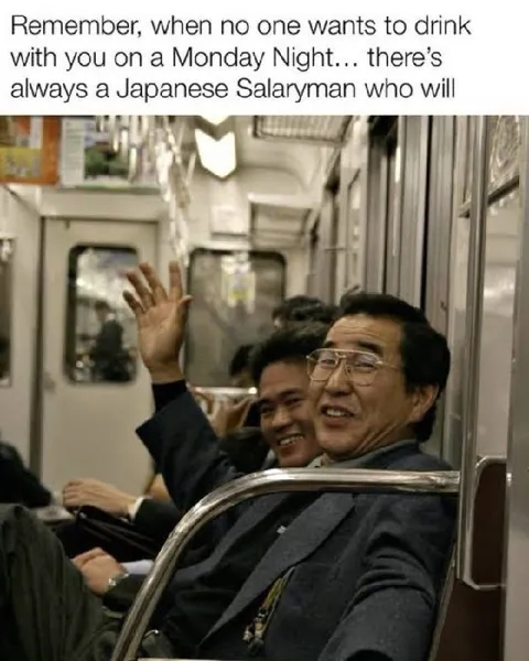 Japanese Salaryman Will Drink