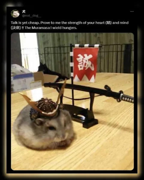 Hungry Muramasa Hamster