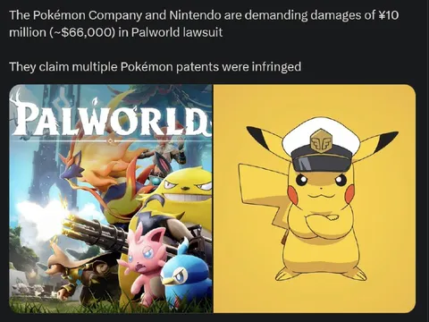 Palworld Pokémon Lawsuit