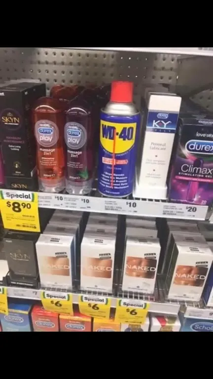 WD-40 in the Lubricant Aisle