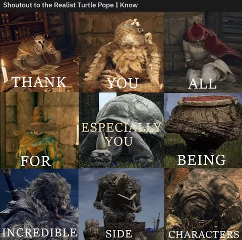 Realist Turtle Pope Appreciation