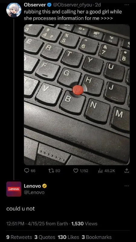 Rubbing the Keyboard Red Dot