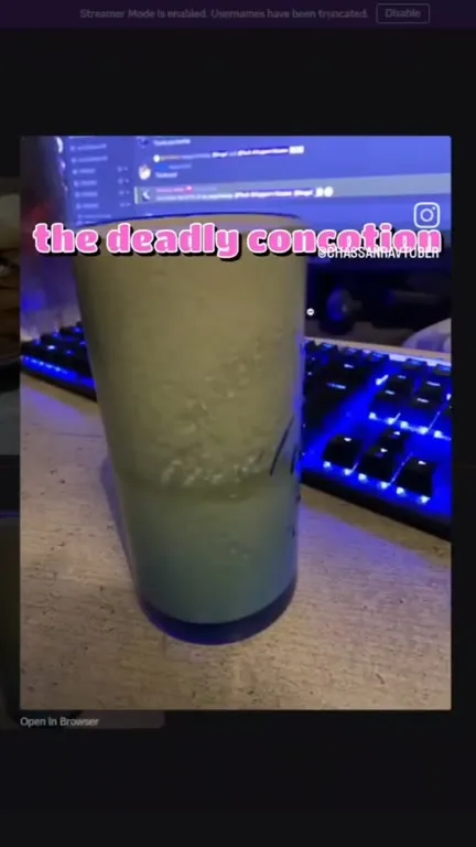 Milk and Monster radioactive concoction