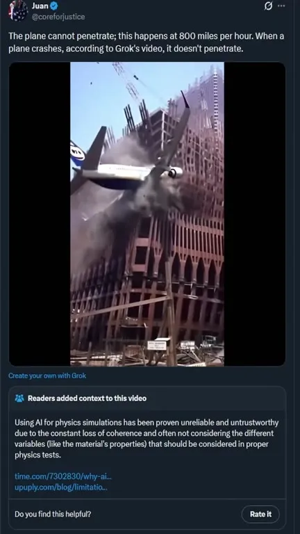 Plane Cannot Penetrate Building