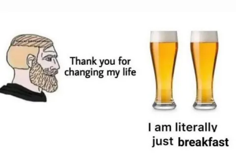 Breakfast Beer Changes His Life