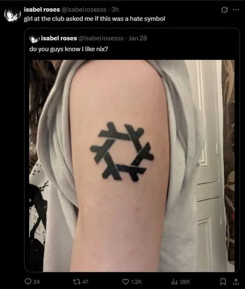 Tattoo Mistaken for Hate Symbol