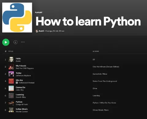 How to Learn Python Playlist