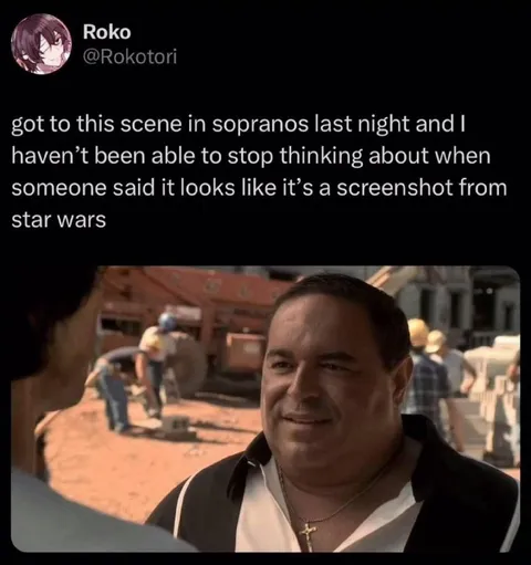 Sopranos Scene Looks Like Star Wars