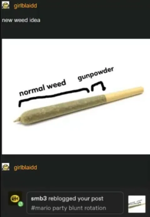 Gunpowder Weed Blunt