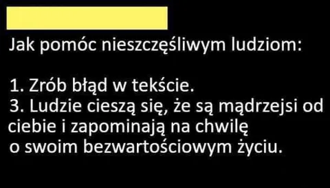 Jak pomóc nieszczęśliwym ludziom