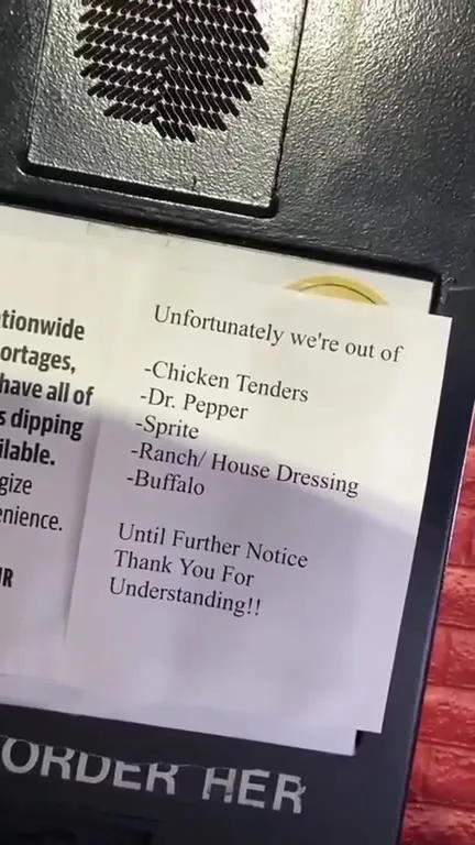 Restaurant Is Out of Everything