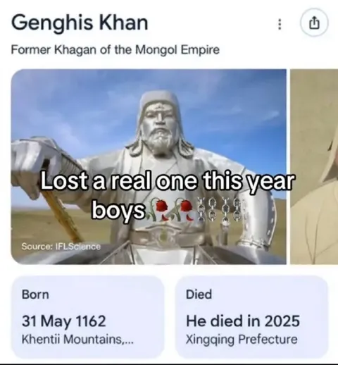 Genghis Khan Lost a Real One