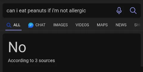 Google Says No to Peanuts