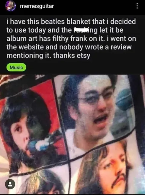 Filthy Frank Beatles Blanket