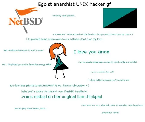 Egoist Anarchist UNIX Hacker Girlfriend