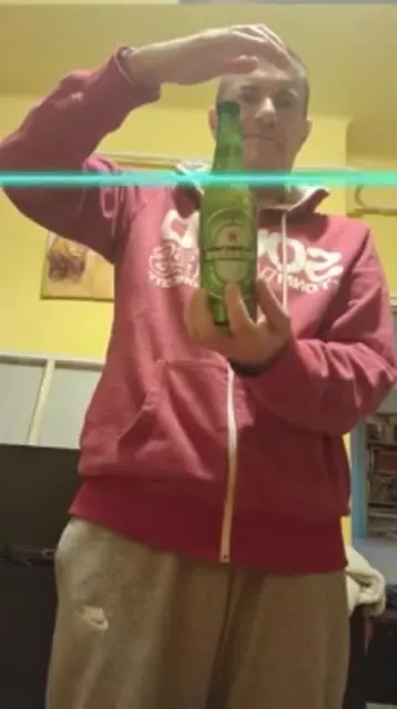 Heineken Bottle Levitation Trick