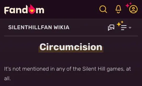 Silent Hill Circumcision Fact