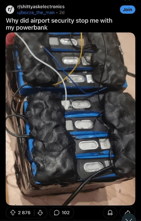 Airport Security Powerbank