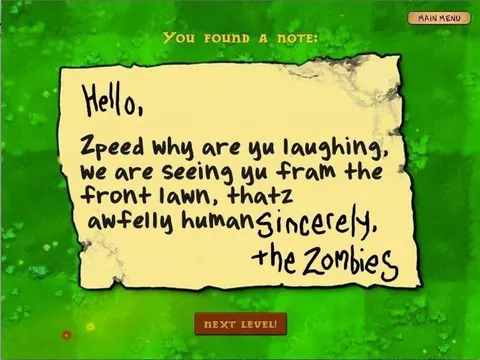 Zombies Laughing at Zpeed
