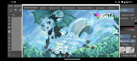 Krita su Android