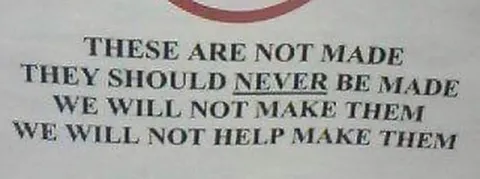 We Will Not Make Them