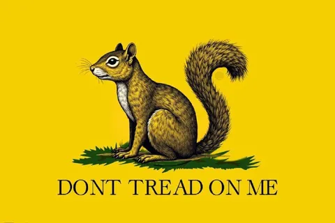 Don't Tread on Me Squirrel