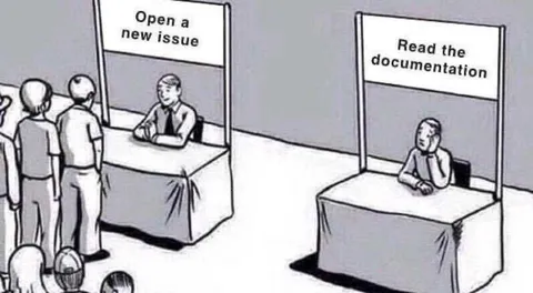 Open a New Issue vs Documentation