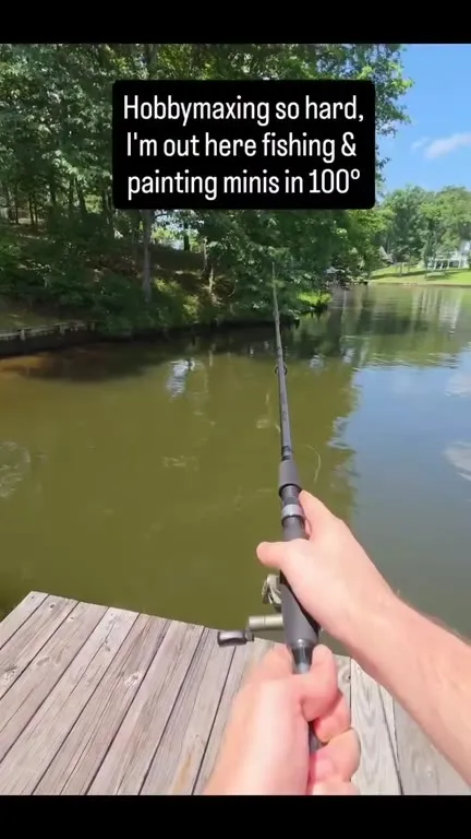 Fishing and Painting Minis