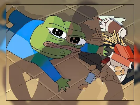 Пепе ползёт за фастфудом
