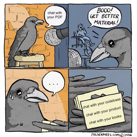 Crow Rejects Recycled Material