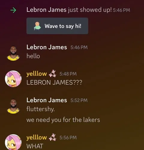 LeBron James Joins the Chat