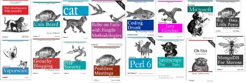 Parody Programming Book Covers