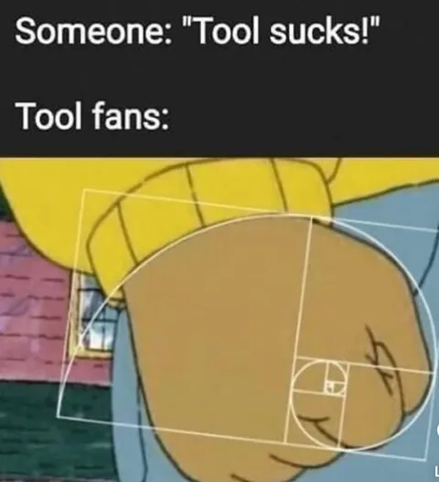 Tool Fans Golden Ratio Fist