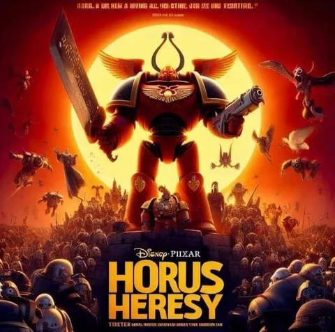 Horus Heresy Pixar Poster