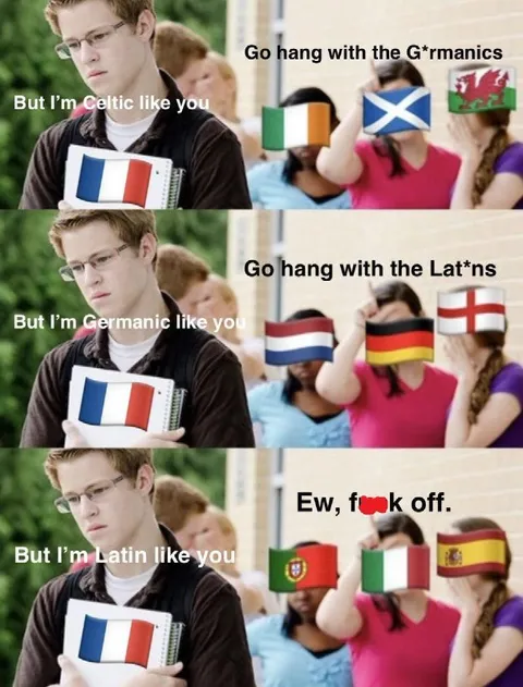 Celtic Germanic Latin argument