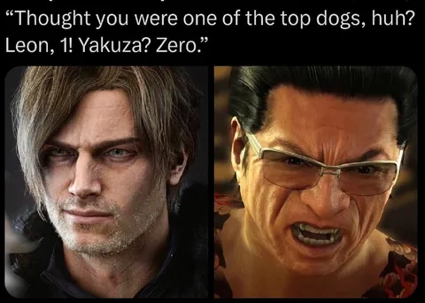 Leon Beats Yakuza Zero