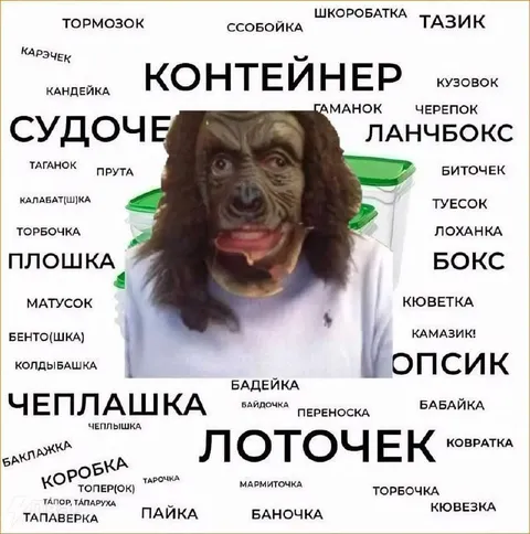 Контейнер и тысяча названий