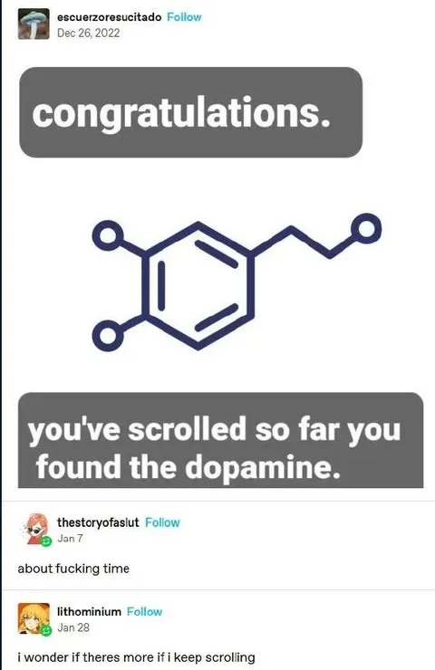 You Found the Dopamine