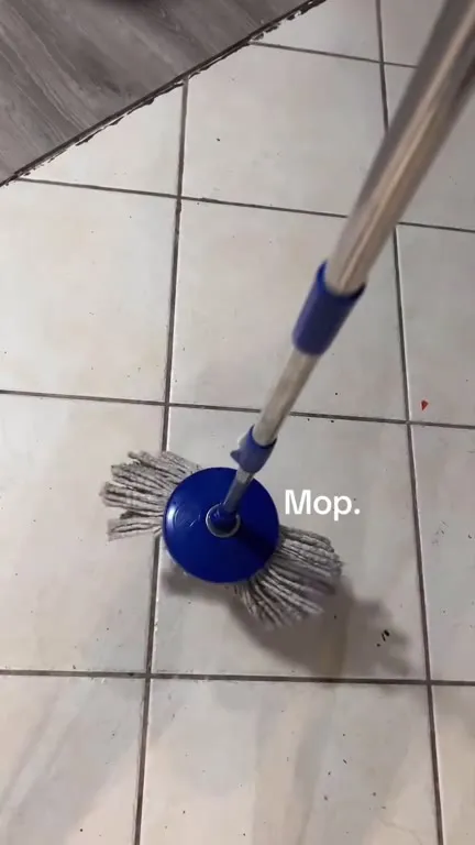 Spinning Mop on the Floor