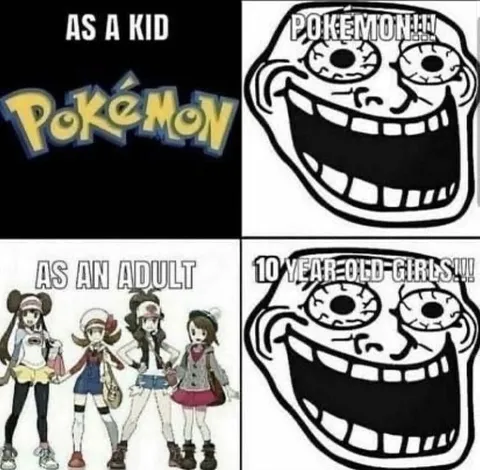 Pokémon As a Kid vs Adult