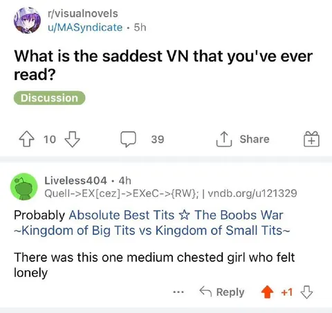 The Saddest Visual Novel