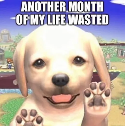 Another Month of Life Wasted