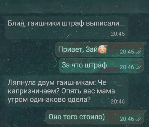 Штраф за шутку гаишникам