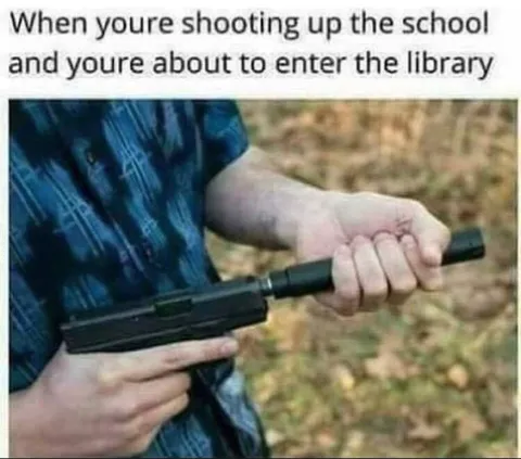 Shooting Up the School Library