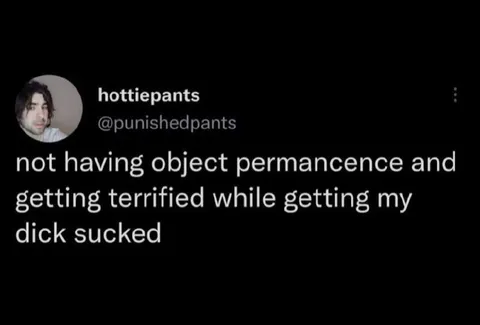 No Object Permanence During Oral Sex