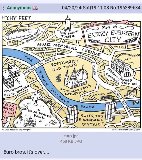 Map of Every European City