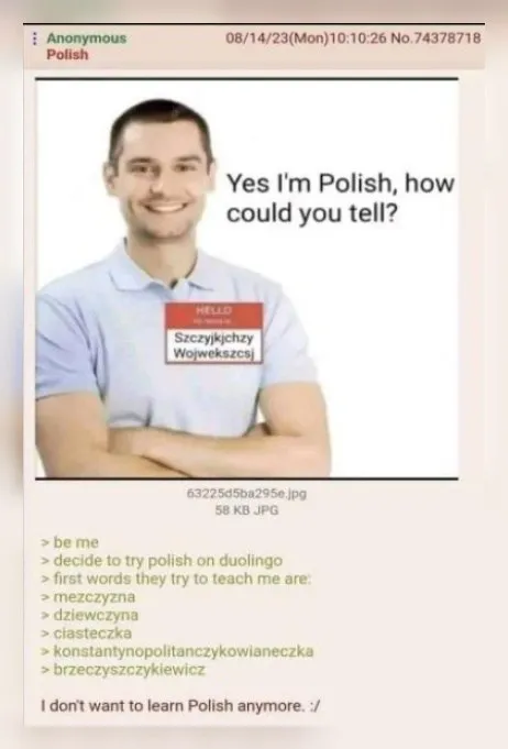 Polish Duolingo Words Are Impossible